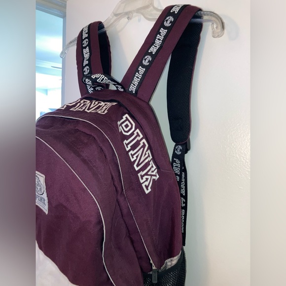 Victoria Secret PINK Backpack Burgundy - Picture 3 of 9